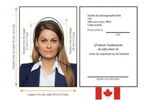 Photo passeport canadien